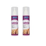 2 PACK JOHNSONS CATNIP CONCENTRATED SPRAY CAT KITTEN PLEASURE PLAY TOYS 150ML