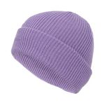 FabSeasons Women's Warm Acrylic Woolen Beanie/Skull Cap - Stylish Winter Hat with Snug Fit - Lilac/Purple