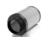 10 Inch Air Carbon Filter with Premium Australia Virgin Charcoal for Inline Duct Fan, Grow Tents, Air Filtration, Hydroponics