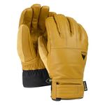 Burton Men’s Gondy Gore-TEX Insulated Leather Gloves – Waterproof Winter Snowboard Gloves – Rawhide, X-Large