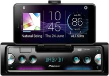 Pioneer SPH-20DAB with antenna including latest generation 1-DIN receiver with DAB/DAB+ Digital Radio, Bluetooth, USB and Spotify. Connects to iPhone & Android devices