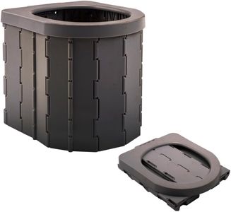KINSPORY Portable Camping Toilet – Collapsible Outdoor Loo Bucket