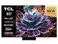 TCL C845K 85-inch Television, Mini LED, HDR 2000 nits, Quantum Dot, Full Array Local Dimming, IMAX Enhanced, 144Hz VRR, Dolby Vision & Atoms TV Powered by Google