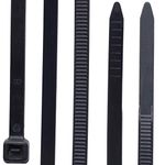 14 Inch Heavy Duty Nylon Cable Ties (Tying Length 12.4"), 48lbs Extra Long Zip Ties, 100pcs Durable Auto-Locking Cord Wraps, CA-5x350-BLACK