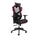 RESPAWN FLEXX Gaming Chair Mesh Ergonomic High Back PC Computer Desk Office Chair - Adjustable Lumbar Support, Seat-Slide, 115 Degree Syncro-Tilt Recline, 2D Armrests & Headrest, 300lb Max - Red