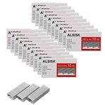 Alsisk Pack of 10,000PCS No.10 Mini Staples(Smaller Than Standard Staples) .Silver