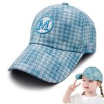 VRITRAZ Plain Classic Little Sports Cap for Active Kids, Baby Girls and Boys 3-12 Years (Blue)