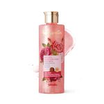 Fabessentials Wild Rose Wheatgerm Honey Body Wash 250ml | Almond Oil, Wheatgerm Oil, Honey Extract | Cleanses gently | Hydrates, Moisturises & Softens Skin | Deep Nourishing & Skin Brightening Body Lotion | Moisturizing Body Lotion