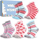 URECOVER Stocking Fillers Women Fluffy Socks: Cosy Bed Socks for Women Fluffy Socks Womens 4-7 Ladies Socks, Xmas Gifts for Women, Secret Santa Gifts Stocking Fillers for Women Teenage Girls Gifts