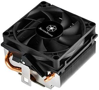 SilverStone Technology Low Profile 95W or More AMD Socket AM2/AM3/AM4/FM1/FM2 CPU Cooler Only 54mm Tall Cooling (RL-KR01)