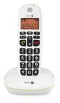 Doro PhoneEasy 100W DECT Cordless Phone with Amplified Sound and Big Buttons, NO Answerphone (Single Set/White) [UK and Irish Version]