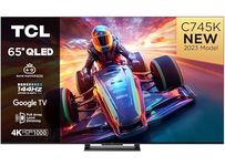 TCL 65C745K 65'' QLED 4K Ultra HD HDR Smart TV (Google Assistant, Google TV, 144Hz Motion Clarity Pro, 240Hz Game Accelerator, Dolby Atmos, HDR10+) (65'')