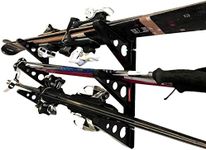 StoreYourBoard Ski Storage Rack, Horizontal Wall Rack