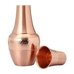 Pure Copper Bedside Water Carafe wi