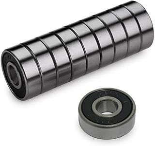 Precision 608 RS ABEC 11 Bearings for Scooters,Longboards and Skateboards (Black 10 Packs)