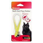 Beaphar, Soft Flea Collar for Cats, Kills Fleas For up to 4 Months, Veterinary Medicine, Adjustable With Safety Mechanism, Reflective Finish for More Visibility at Night, 1 x Reflective Collar