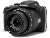 KODAK Pixpro AZ528 - 16 MP Digital Bridge Camera, 52X Optical Zoom, Optical Stabilizer, 3-inch LCD Screen, Full HD 1080p Video, Li-ion Battery - Black