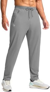 G Gradual Men's 30"/32"/34"/36" Inseam Tall Sweatpants with Zipper Pockets(Light Grey,32-3XL)