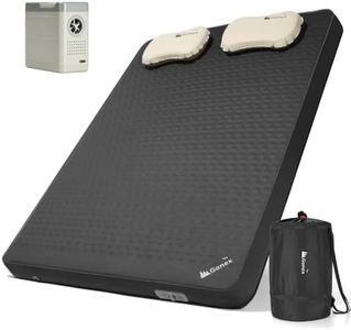 Gonex 4" Self Inflating Sleeping Pad with Electric Pump & Pillow, 9.5 R-Value Insulated Memory Foam Camping Mattress, All Season Portable Camping Mat for Tent, Car, Cot, Truck - Full