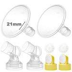 Nenesupply GentleFit Pump Parts 21mm Compatible with Medela Breastpump Not Original Medela Pump Parts Use on Medela Pump in Style Symphony Swing Compatible with Medela Connector Medela Breastshield