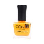 Color Fx Perfect Stay Top Coat Nail Enamel Non-UV Yellow Nail Polish Paint for Women � 9 ml | Long-Lasting, Chip Resistant, Quick Drying & Non-Yellowing | Glossy Finish & 21 Toxin Free