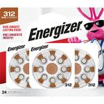 Energizer AZ312DP24 Energizer EZ Turn & Lock Dial Pack Hearing Aid Batteries, 24 Count, 0.04 kg