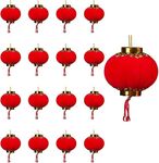 SWOPPLY 30pcs Chinese Red Lanterns Mini Lanterns for Tress Plants Lucky Hanging Decorations Chinese New Year Spring Festival Celebration Party Supplies Wedding Party Decor Spring Festival Lanterns