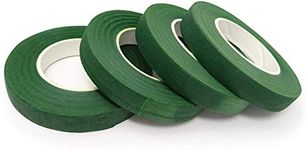 Vahvaa Flower Making Green Floral Tape, Pack of 4 Rolls, 35 MTS Each roll