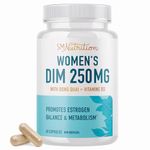 DIM Supplement 250 mg | Hormone Balance Supplements Women | Menopause & PMS Relief, PCOS & Estrogen Metabolism Support Supplements with Dong Quai | Gluten-Free, 2-Month Supply