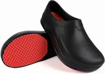 VAVSYL Chef Shoes for Men - Slip Resistant Clogs - Slip On Work Shoes for Food Service - Black Comfort Casual Clogs(9Men/11Women)