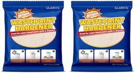 GLAINTE Waste Away Paint Hardener Fast Acting Solid Hardener - Paint Drying Powder, 3.5oz, 2 Packs