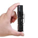 klarus XT1A Mini Torch,1000 Lumens Rechargeable EDC Torch, Flashlight Up to 37 Hours Runtime, 2 Programmable Settings, Including Tactical and Outdoor Settings
