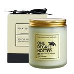 Jasmine Scented Candles -One Degree Hotter Candle, Masters Degree Gift, phd Graduation Gift, Grad Gift for him, College Grad Gift for her, Bachelors Degree Gift