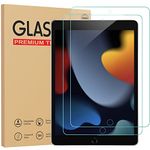 Gerutek 2-Pack Screen Protector for iPad 9th/8th/7th Generation, [Tempered Glass] [Ultra Clear] [Anti Scratch] [Bubble-Free] [[9H Hardness] for Apple iPad 10.2 (2021/2020/2019) Screen Protector Film