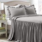 Lush Decor Ruffle Skirt Bedspread, 