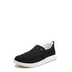 Vionic Beach Seaview Casual Men’s Slip On Sneakers-Sustainable Shoes That Include Three-Zone Comfort with Orthotic Insole Arch Support, Machine Wash Safe- Sizes 7-13, Black, 10