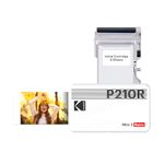 KODAK Mini 2 Retro 4PASS Portable Photo Printer (2.1x3.4") + 8 Sheets, Black Premium Quality- White