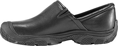 KEEN Utility - Men's PTC Slip-On II (Soft Toe) Work Shoes, Black, 9