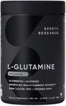 Sports Research L-Glutamine - Workout Recovery, Immune Health & Gut Health Support - 5 G Per Serving - 17.64 Oz