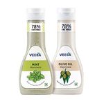 Veeba Mint Mayonnaise, 300g with Olive Oil Mayonniase, 300g