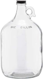 1 Gallon (128 oz) Clear Glass Jug, C-Store Packaging With 38mm Cap