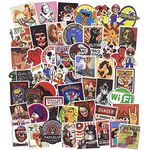 Retro Stickers for Laptops, 100 Pack Trendy Aesthetic Waterproof Vinyl Sticker Patches for Snowboard Bicycle Motorcycle Car Bumpers, Great Gift Choice for Kids Teens Boys Girls Toddler Adult Lover