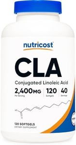 Nutricost CLA (Conjugated Linoleic Acid) 800mg, 240 Softgels