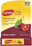 Carmex Lip Balm Stick - Cherry Flavor -SPF 15 - Pack of 2