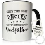 Godfather Gifts, The Godfather Mug, Godfather Bottle Opener Keychain, Promoted to Godfather, Will You Be My Godfather, Gift for Godfather Birthday, Proposal, Announcement, Father’s Day, Christmas