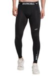 Invincible Men's Ghost Compression Leggings Black Medium