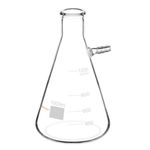 XCD Glass Filtering Flask, Borosilicate Glass Bolt Neck Filtering Flask with Tubulation