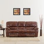 Home Centre Harvey Napa 3-Seater Manual Recliner - Brown