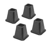 Whitmor Bed Risers - Black (Set of 4)