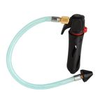 Threaded CO2 Cartridge Gallo Drain Gun, Portable CO2 Cartridge Drain Gun with Flexible Hose, Gallo Gun Drain Line Cleaner for A/C Condensate Lines